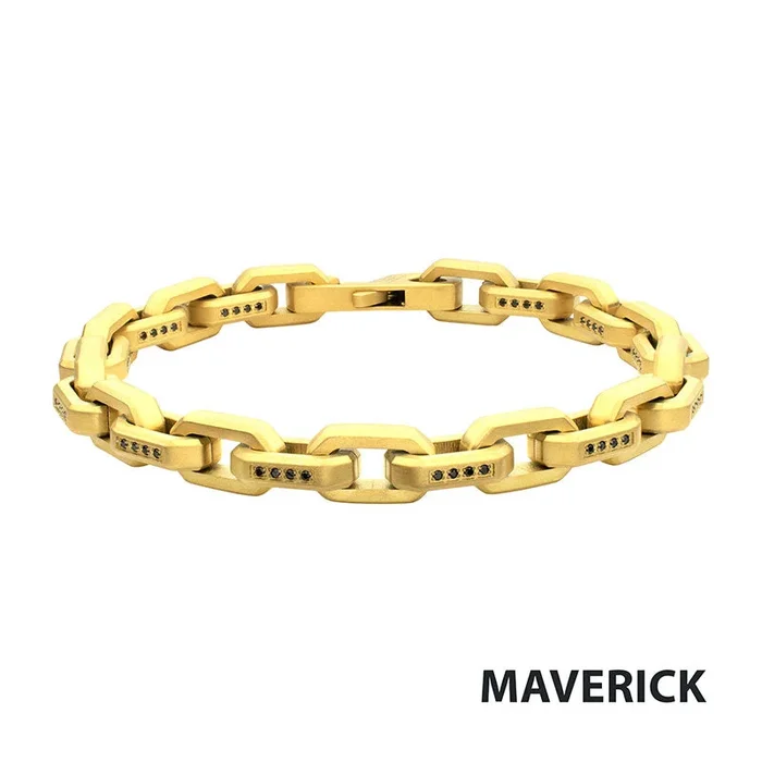 Matte Finish Stainless Steel Bracelet