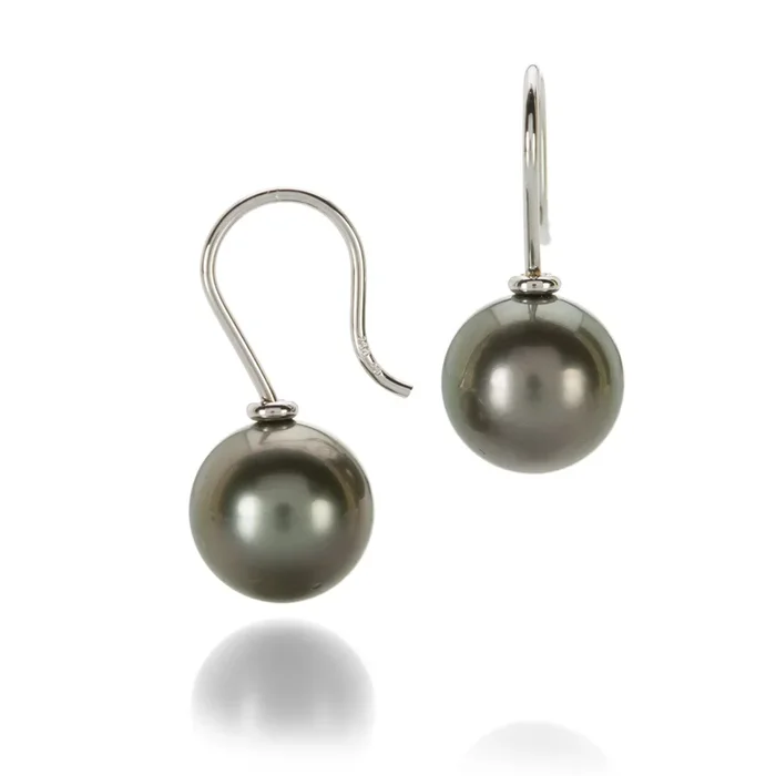 Medium Tahitian Pearl Drop Earrings