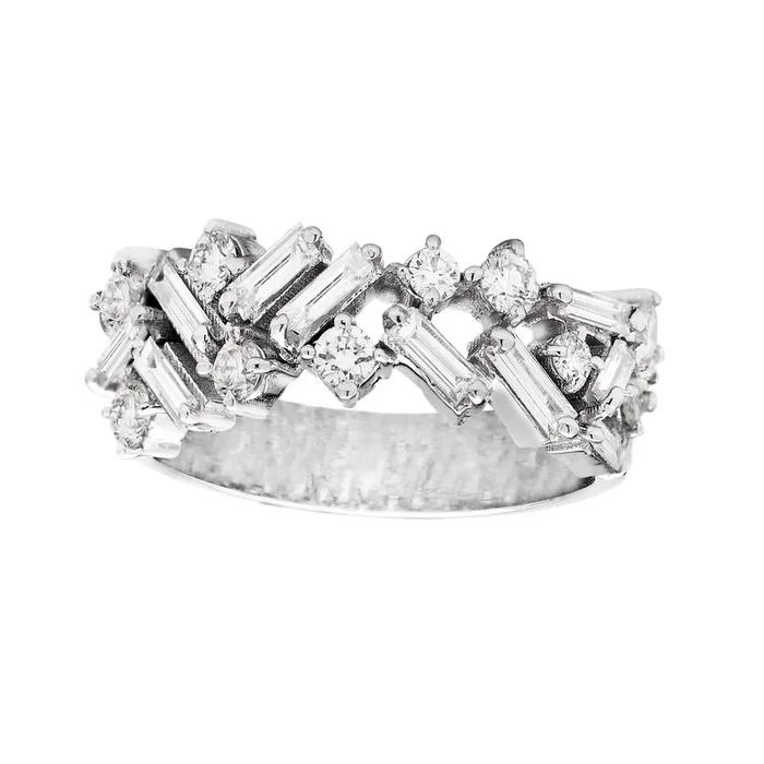MéLange Diamond Band Ring