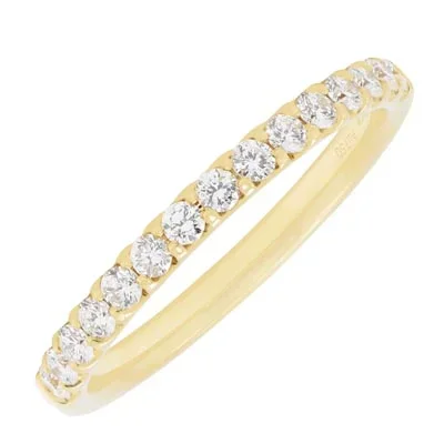 Memoire Odessa Diamond Wedding Band in 18kt Yellow Gold (1/3ct tw)