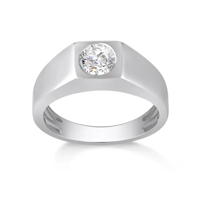 Men’s 1ct Lab Grown Diamond Solitaire Ring