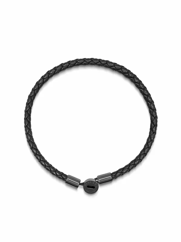 Men’s Braided Lux Leather Bracelet