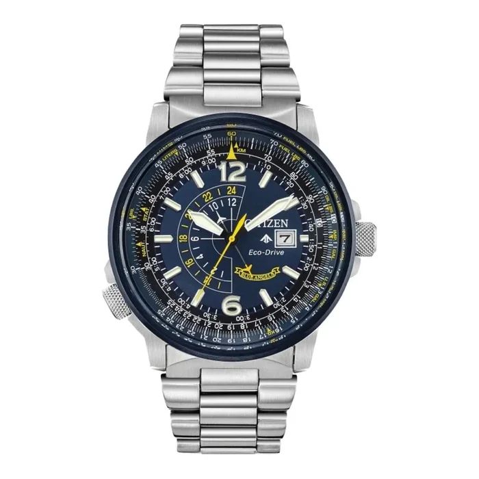 Men’s CITIZEN 42mm Watch Eco Drive 200m Anti-reflective Mineral Crystal