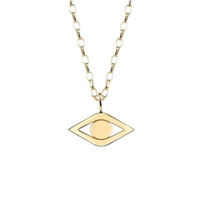 Men’s Collection Pure Yellow Gold Eye Charm