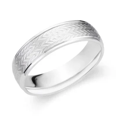 Men’s Detailed Wedding Ring-119-00691/S0773AWR6G