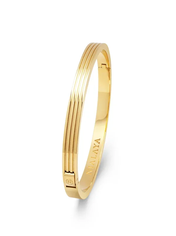 Men’s Gold Gentleman Bangle