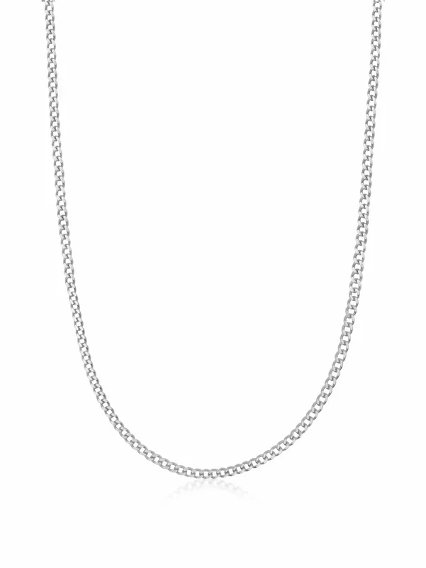 Men’s Silver Cuban Link Chain in 3mm