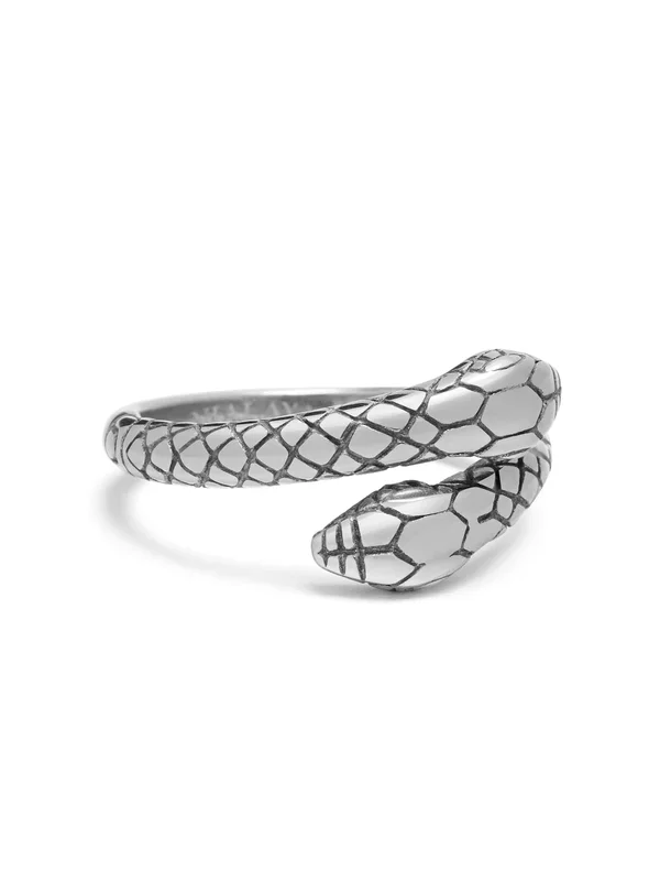 Men’s Stainless Steel Vintage Snake Ring