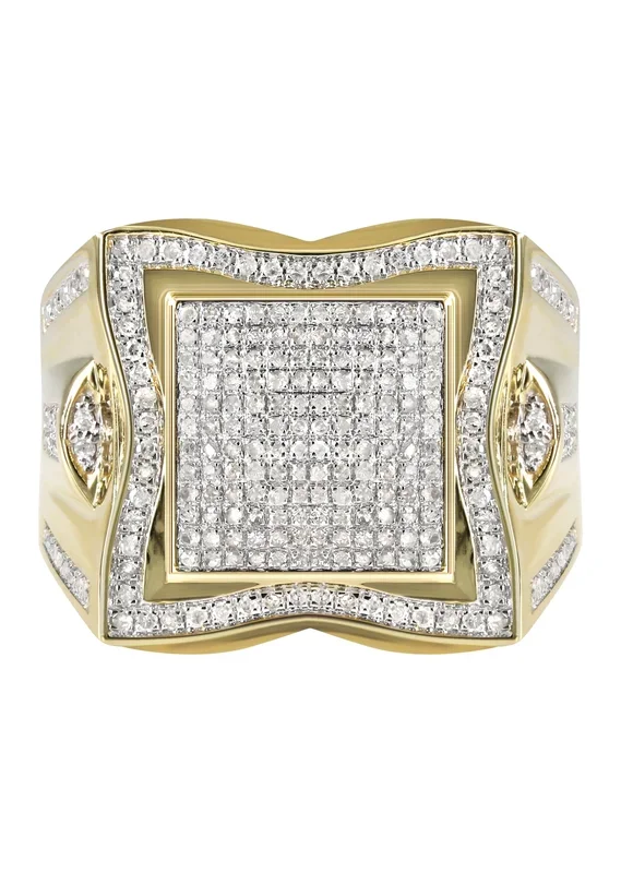 Mens Diamond Ring | 1.02 Carats | 8.3 Grams