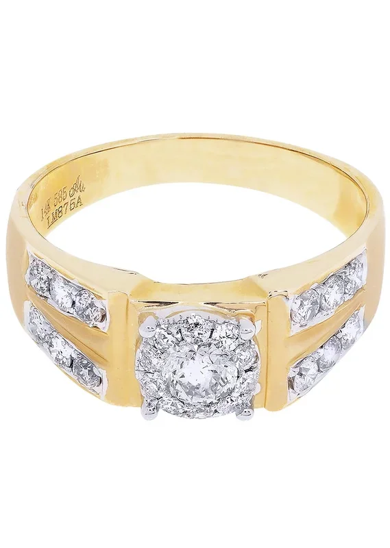Mens Diamond Ring / Pinky Diamond Ring| 1.06 Carats