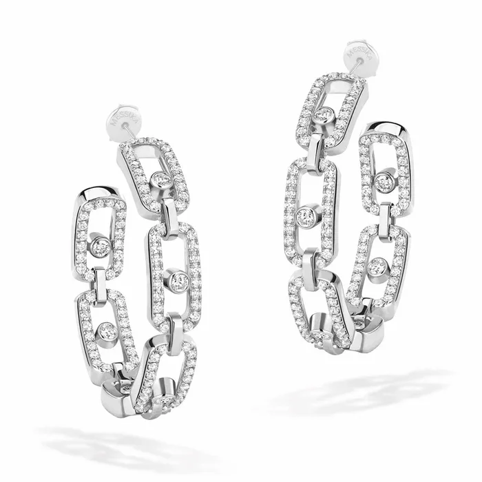 MESSIKA Move Link Small Hoop Earrings