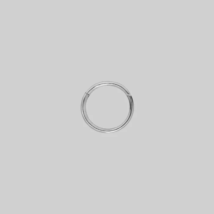 MIA. Silver Titanium Clicker Ring