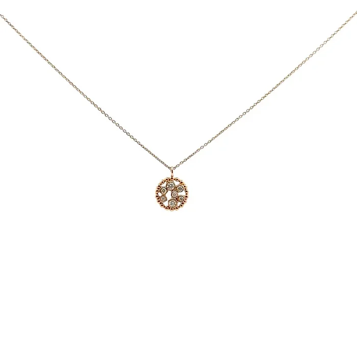 Michael Werdiger Diamond Circle Pendant