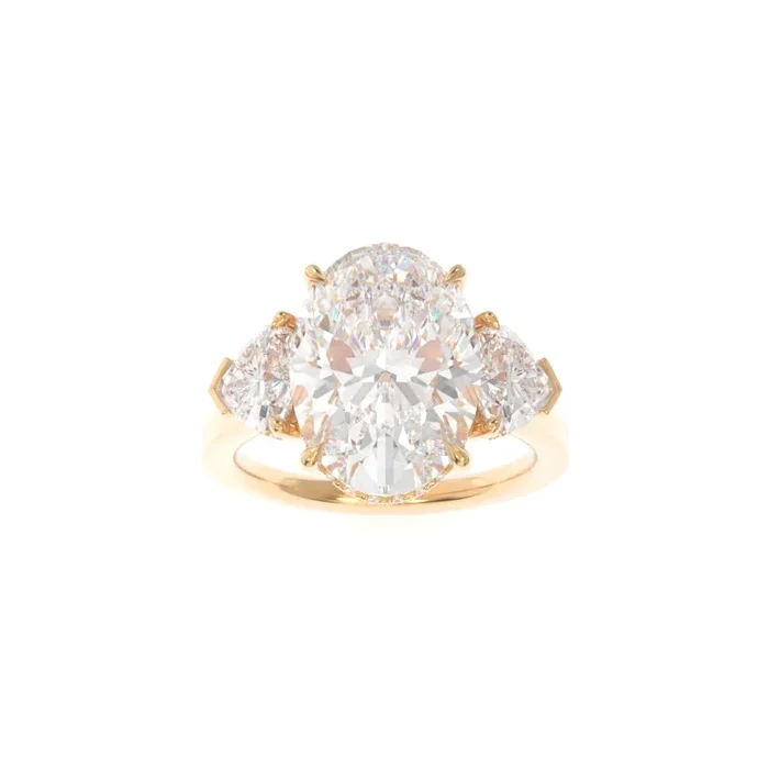 Michelle Solitaire (Heart Version) Oval