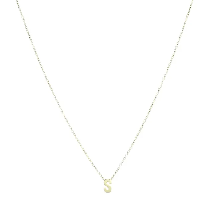 Micro “S” Pendant Necklace