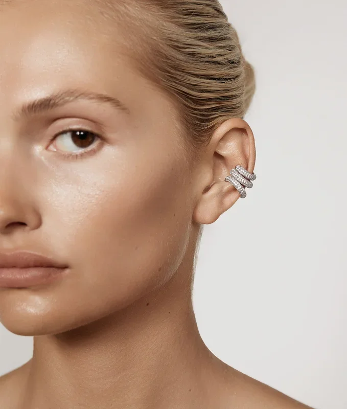 Micro Pave Ear Cuff Set of 3