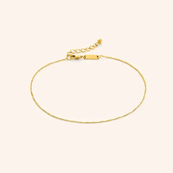 Micro Twisted Anklet
