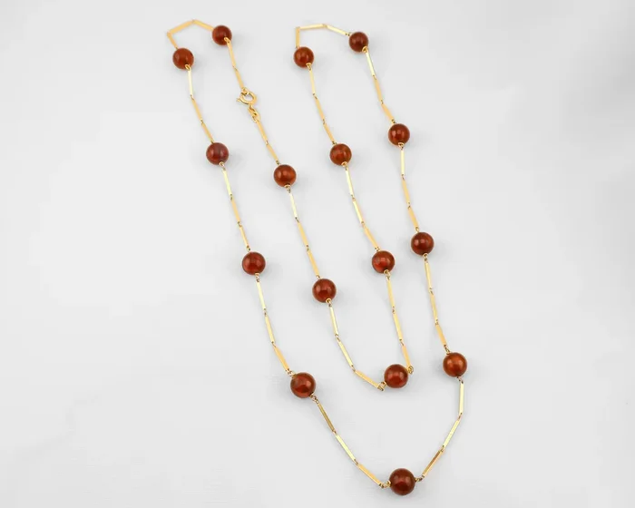 Midcentury Carnelian Chain