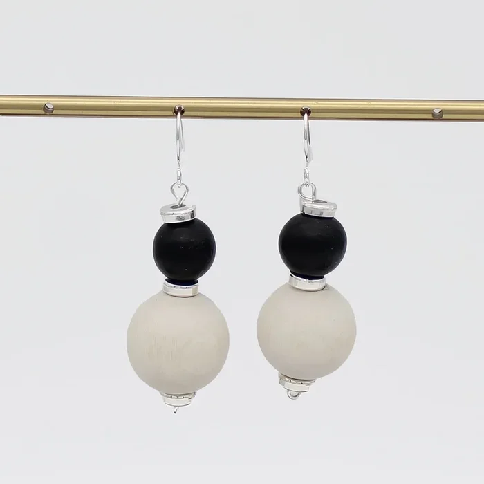 Midnight Moon Dangle Earring