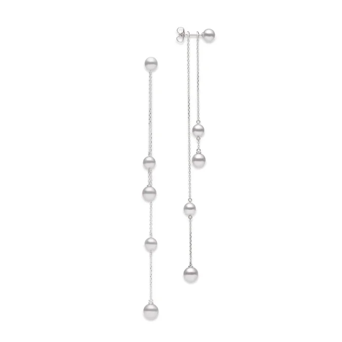 Mikimoto Pearl Dangle Earrings