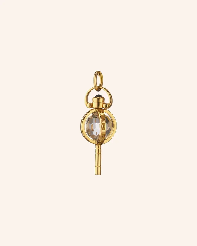 Mini “Carpe Diem” 18K Gold Key
