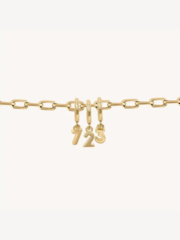 Mini Athena Number Charms