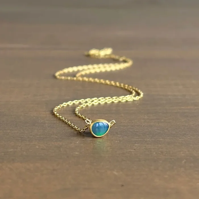 Mini Australian Opal Necklace