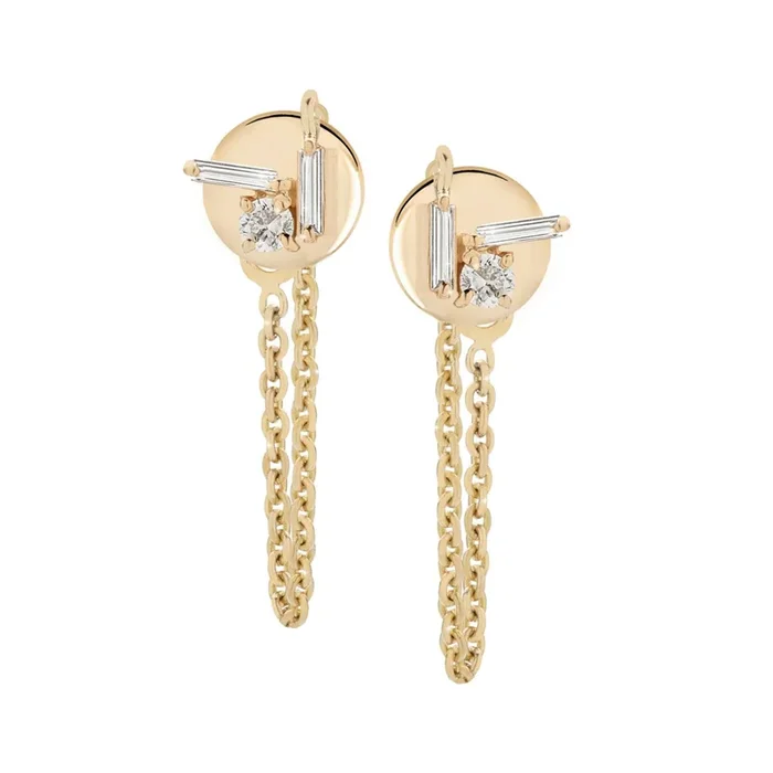Mini MéLange Loop Chain Stud Earrings