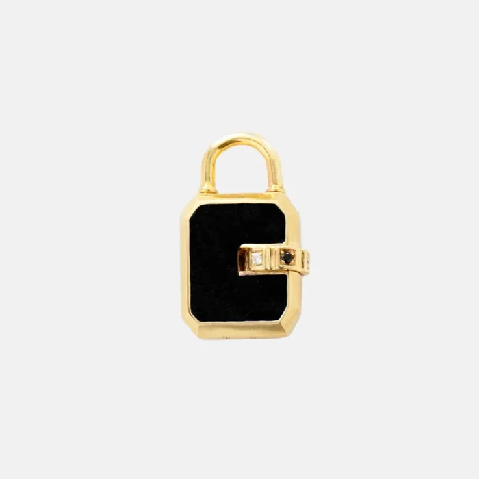 Mini Padlock, Onyx