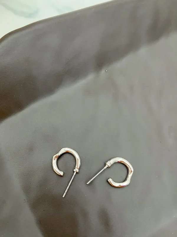 Mini Silver 5 Singles Earring