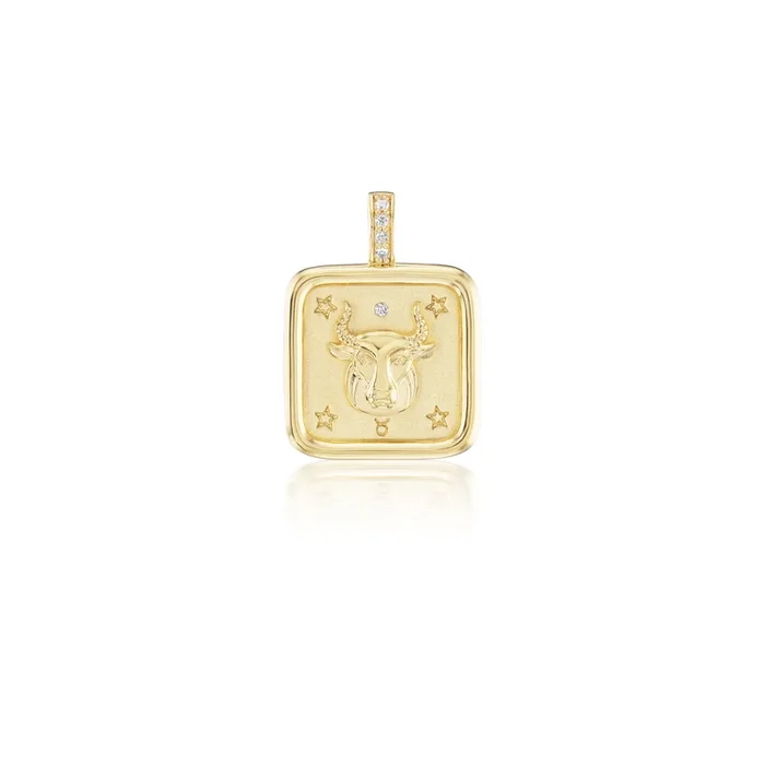 Mini Taurus Zodiac Pendant