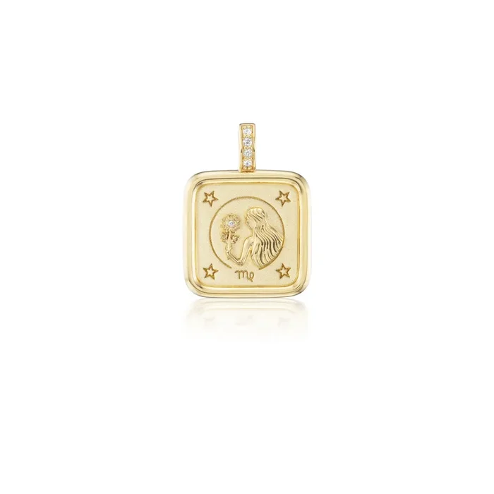Mini Virgo Zodiac Pendant