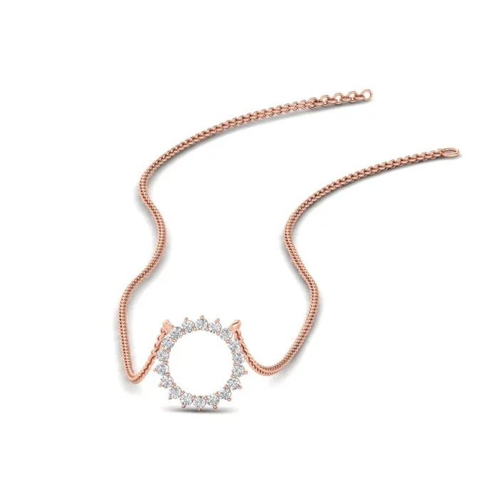 Minimalist Circle Round Pendant