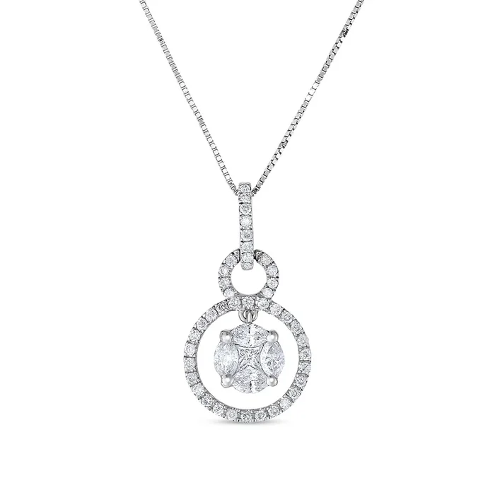 Mirage Motion Diamond Pendant
