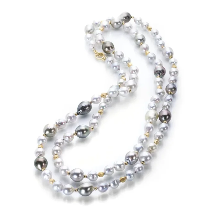 Mixed Pearl Baroque Necklace