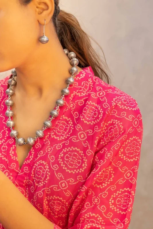 Moh Intricate Bead Sequence Versatile Necklace Set