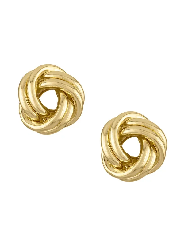 Monkey’s Fist Knot Post Earring