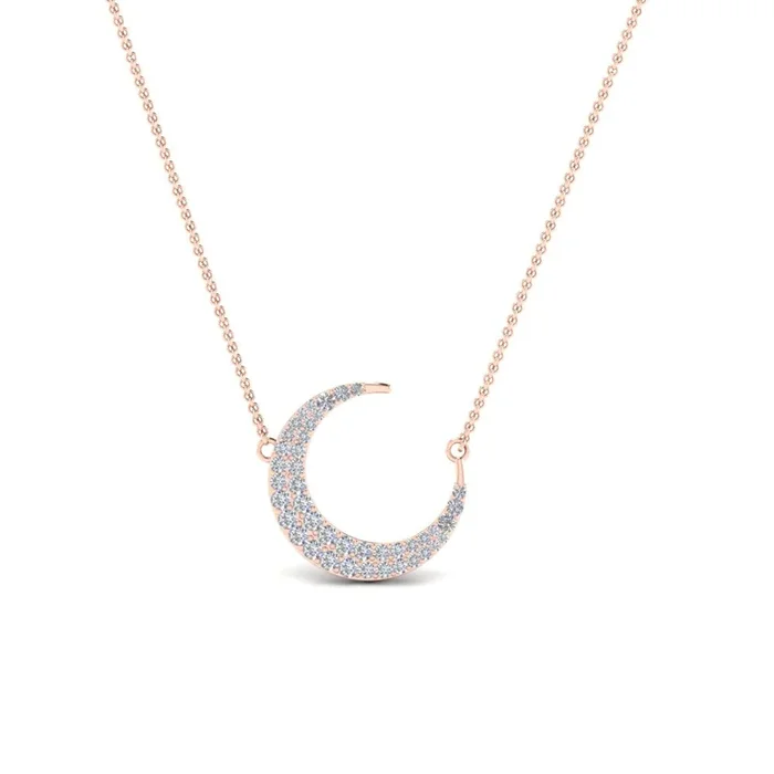 Moon Pendant Necklace