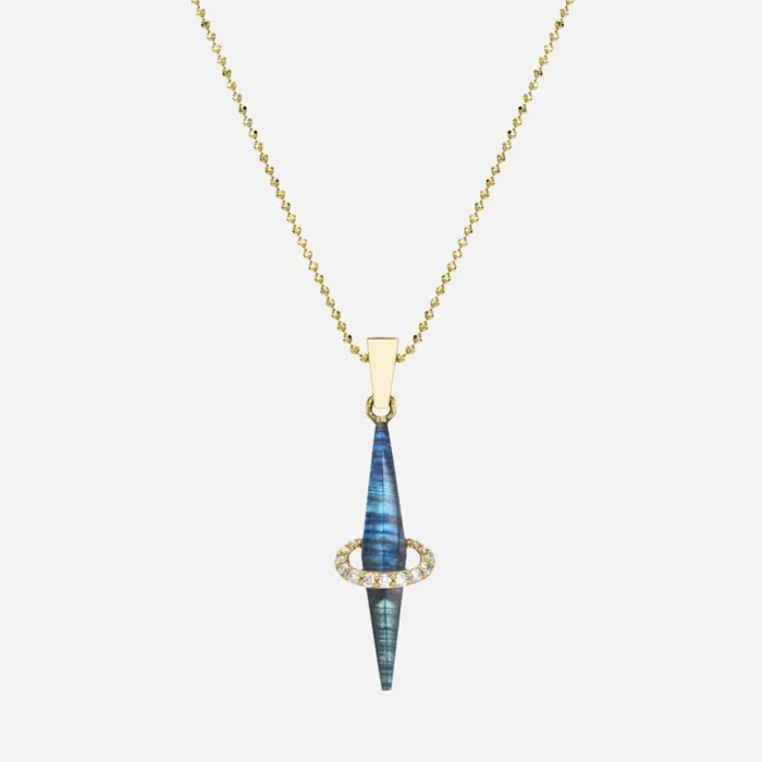 Moondance Line Pendant Necklace