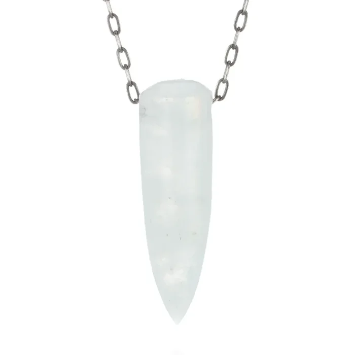 Moonstone Dart Pendant Necklace