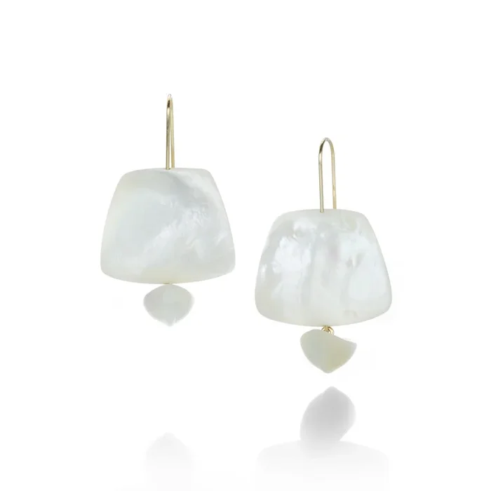 Mother of Pearl Ghost Ship Earrings