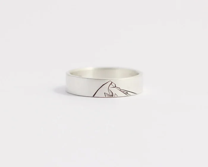 Mountain Ring in Rose Gold – Medium