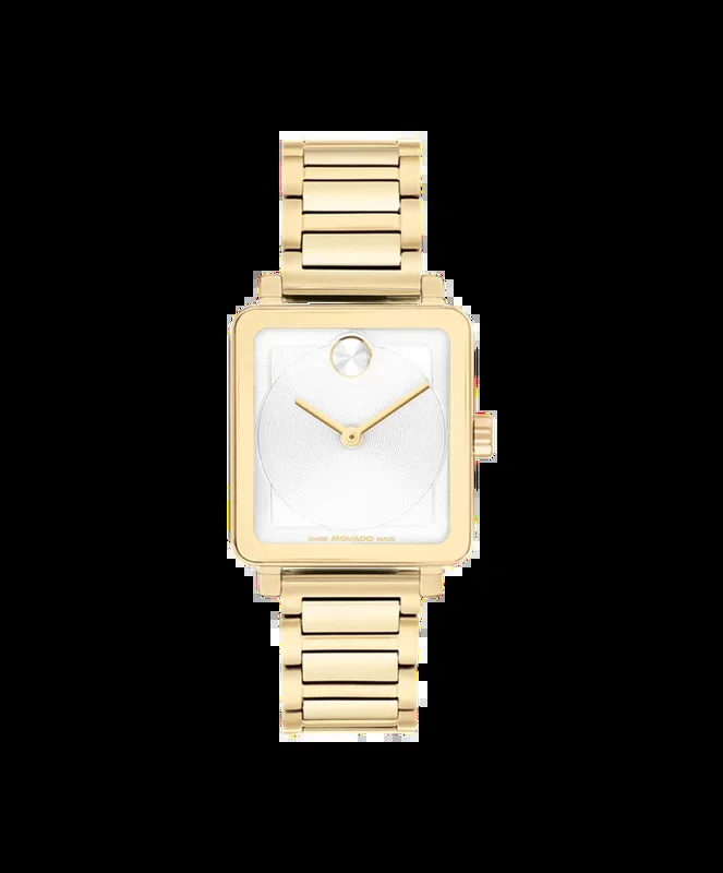 Movado Bold Evolution 2.0 Sq 26mm Gold-Tone