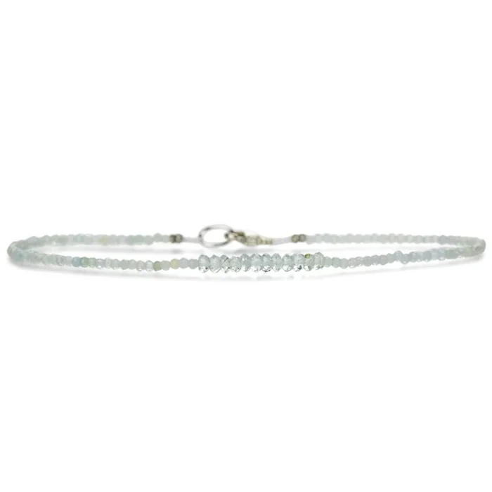 Multi Bead Aquamarine Bracelet
