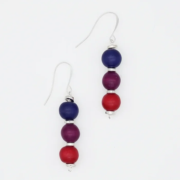 Multi Color Cascade Earrings