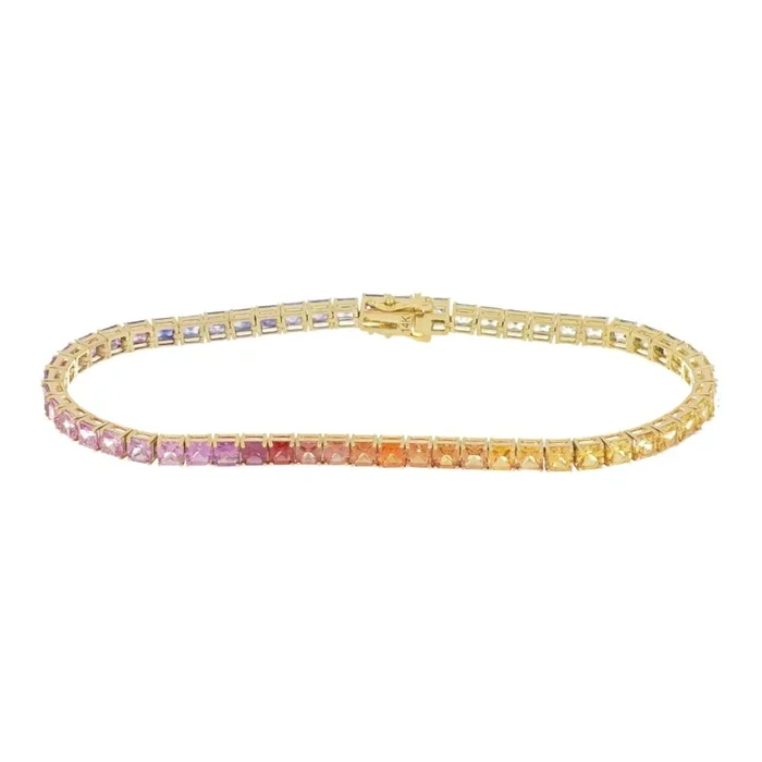 Multi-Color Sapphire Bracelet (Multi-Color Sapphire 9.5 cts.)