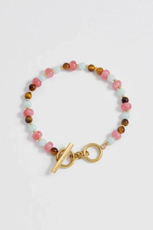 Multi Facet Gemstone Bracelet