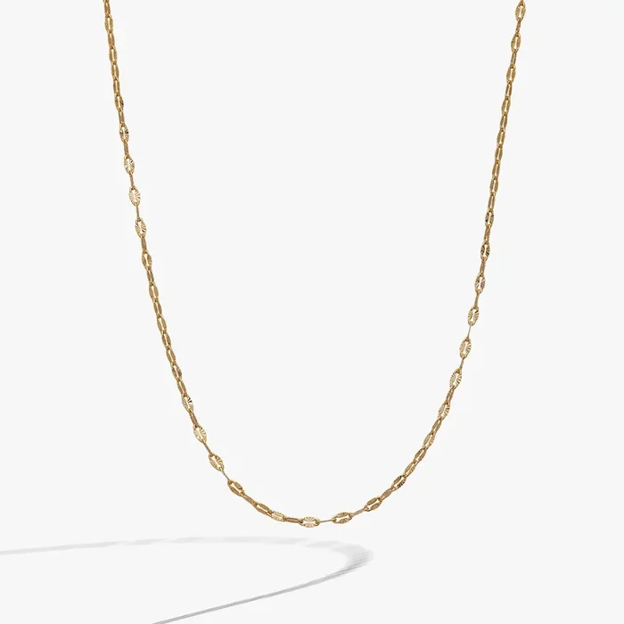 Multi Faceted Chain Necklace