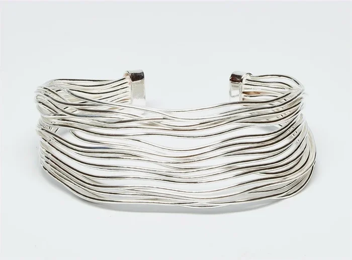 Multi Strand Sterling Silver Cuff