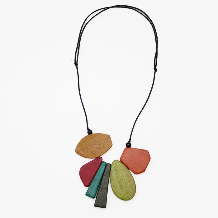 Multicolor Bib Alexis Necklace